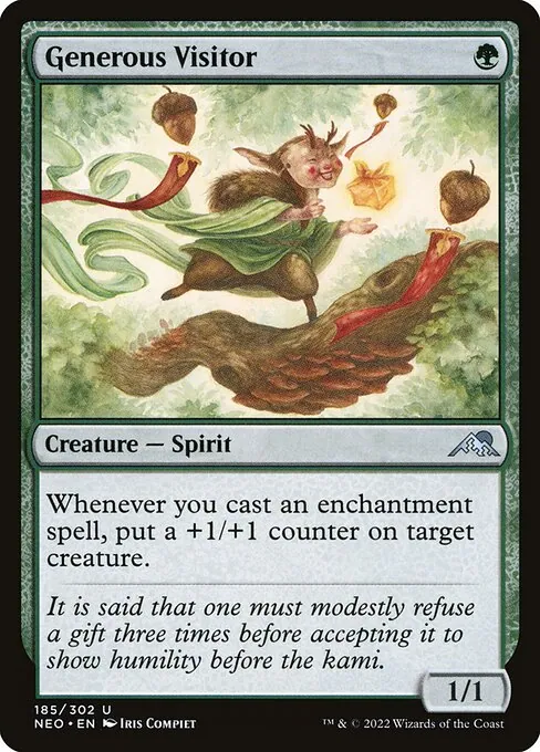 Generous Visitor 185/302