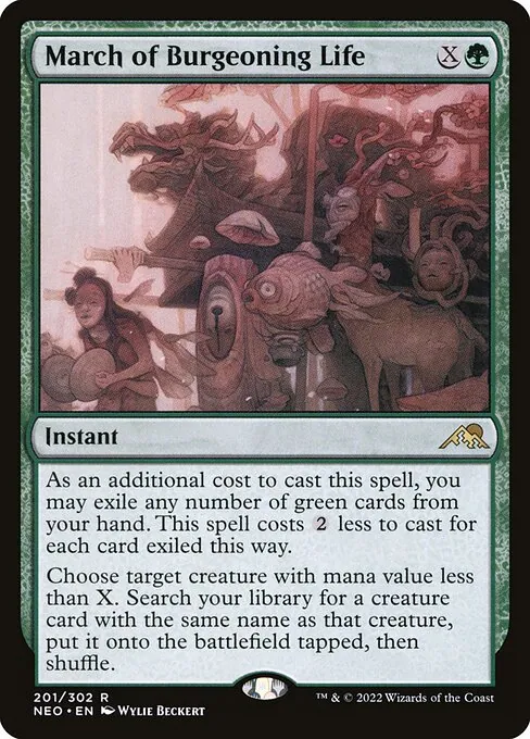 March of Burgeoning Life 201/302