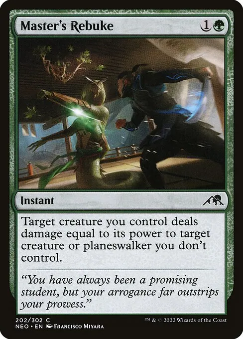 Master's Rebuke 202/302