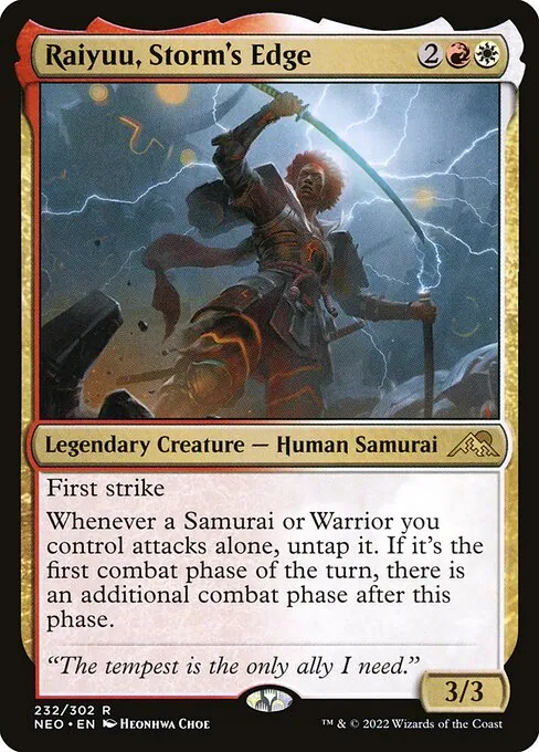 Raiyuu, Storm's Edge 232/302