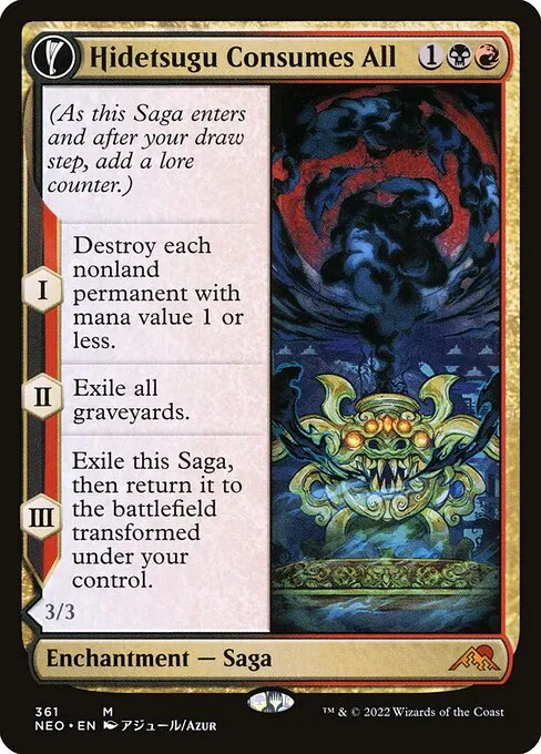 Hidetsugu Consumes All // Vessel of the All-Consuming 361/302