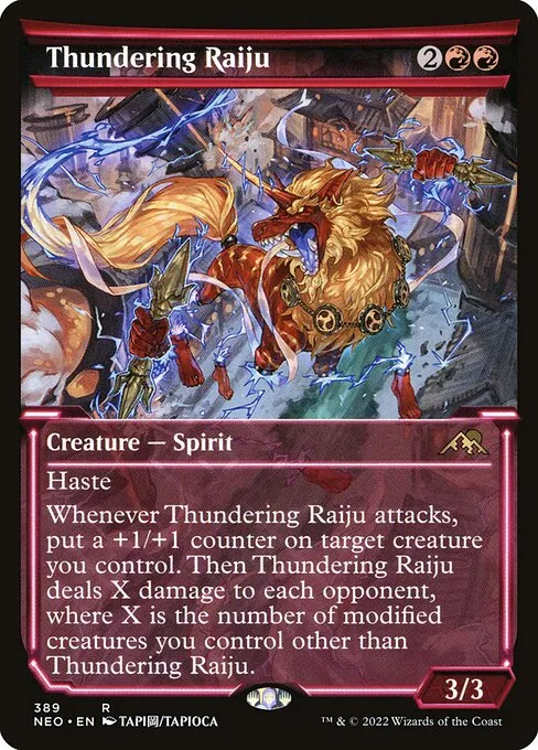 Thundering Raiju 389/302