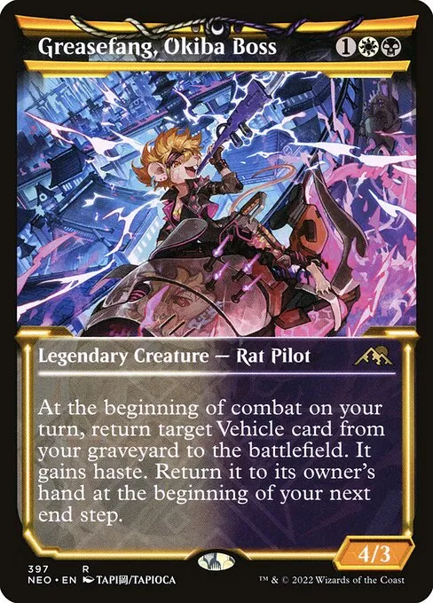 Greasefang, Okiba Boss 397/302