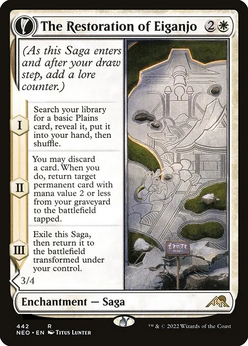 The Restoration of Eiganjo // Architect of Restoration 442/302