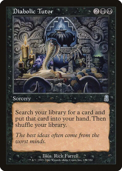 Diabolic Tutor 129/350
