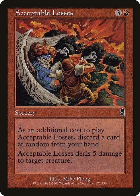 Acceptable Losses 172/350