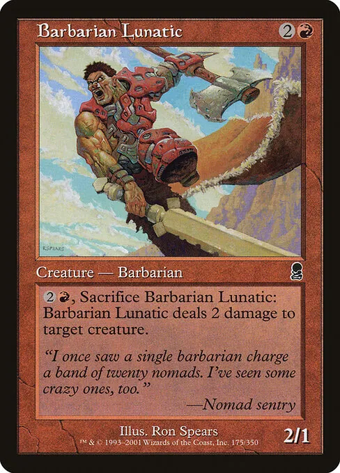 Barbarian Lunatic 175/350