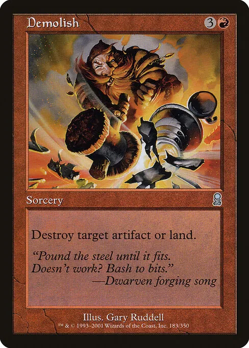 Demolish 183/350