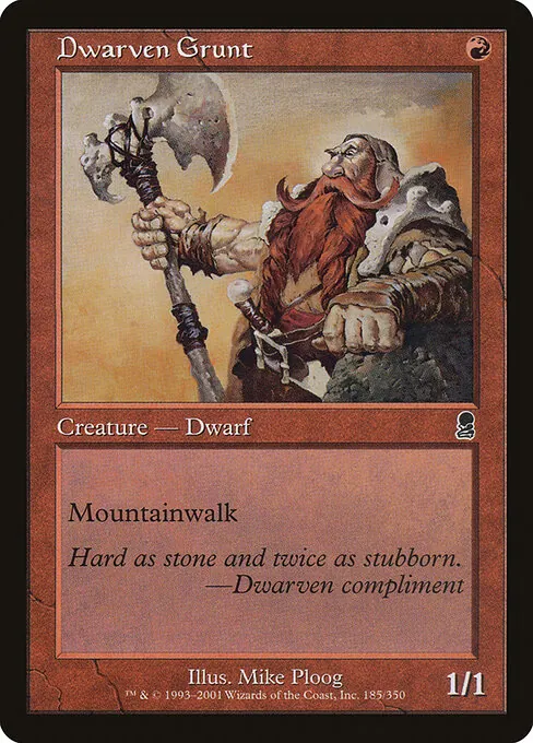 Dwarven Grunt 185/350