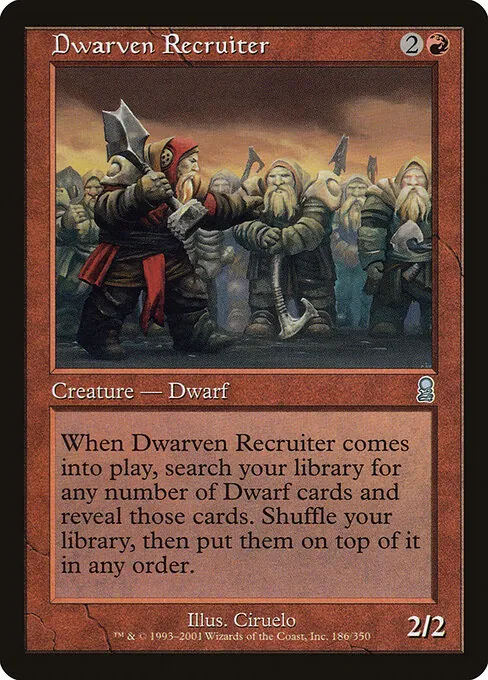 Dwarven Recruiter 186/350