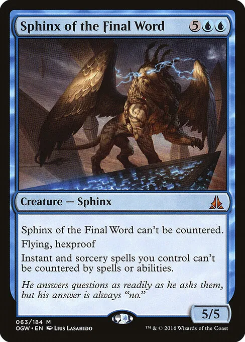 Sphinx of the Final Word 063/184
