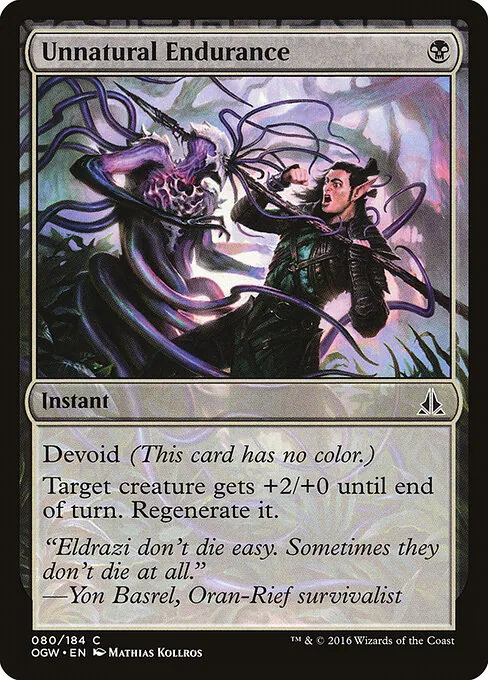 Unnatural Endurance 080/184