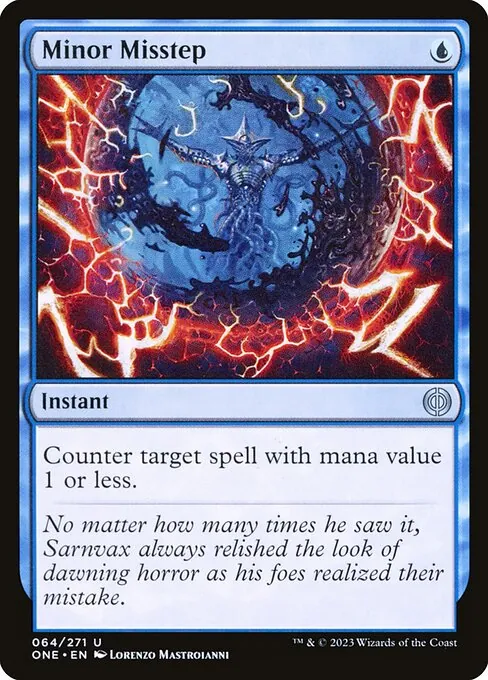 Minor Misstep 064/271