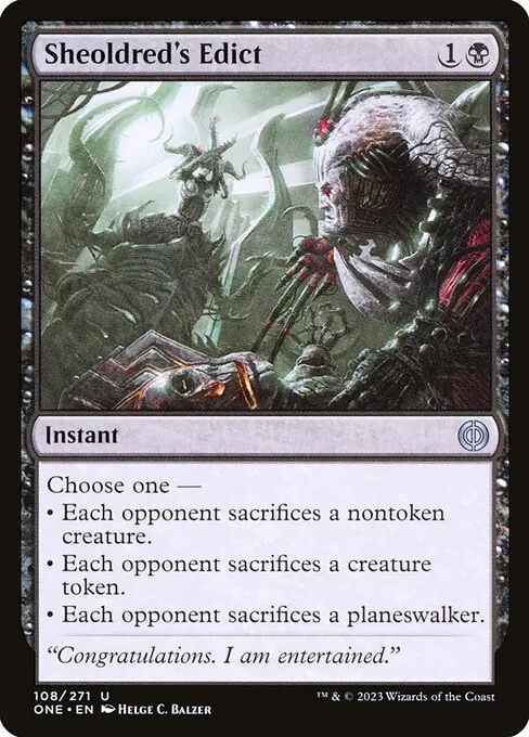 Sheoldred's Edict 108/271
