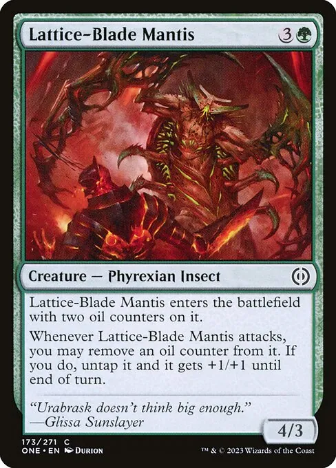 Lattice-Blade Mantis 173/271