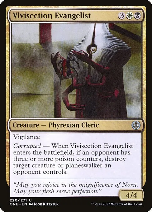 Vivisection Evangelist 220/271
