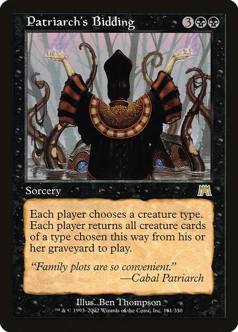 Patriarch's Bidding 161/350