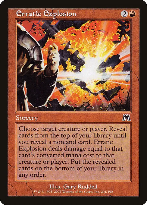 Erratic Explosion 201/350