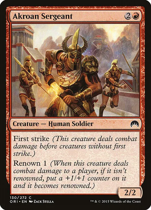 Akroan Sergeant 130/272