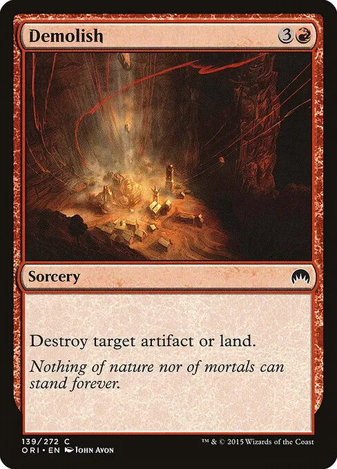 Demolish 139/272