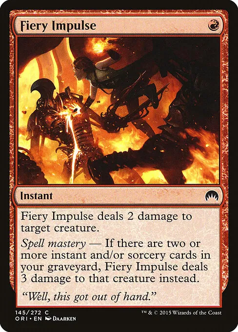 Fiery Impulse 145/272