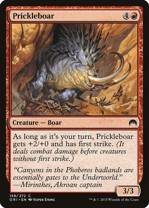 Prickleboar 158/272