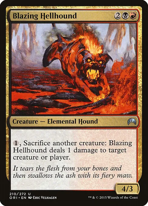 Blazing Hellhound 210/272