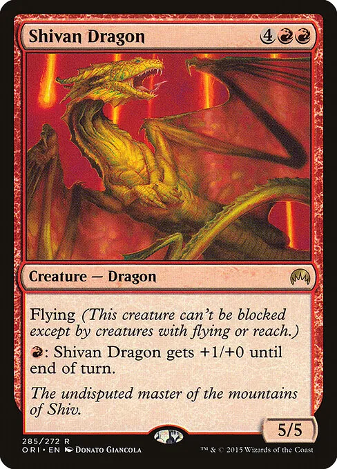 Shivan Dragon 285/272