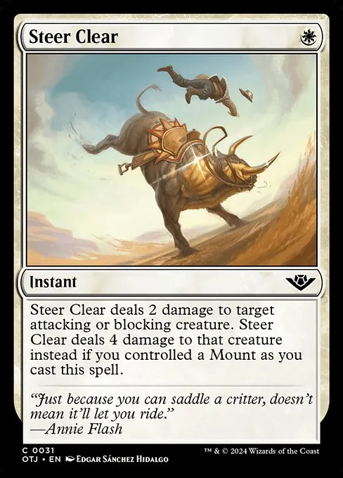 Steer Clear 031/286
