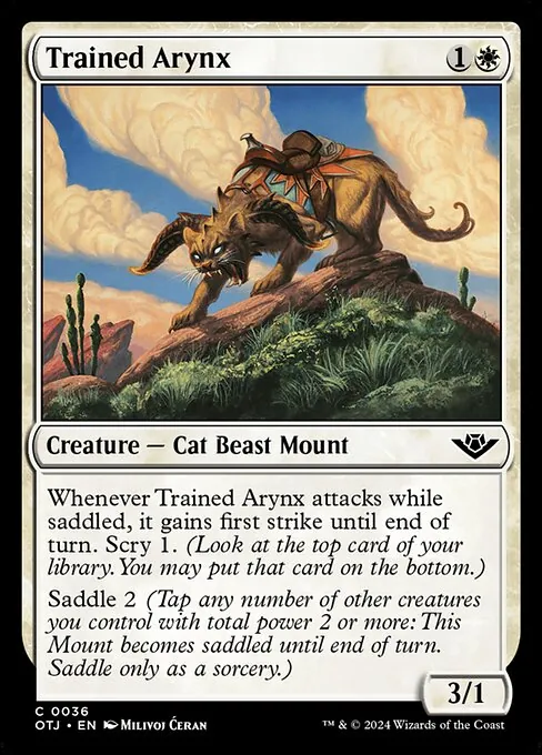 Trained Arynx 036/286