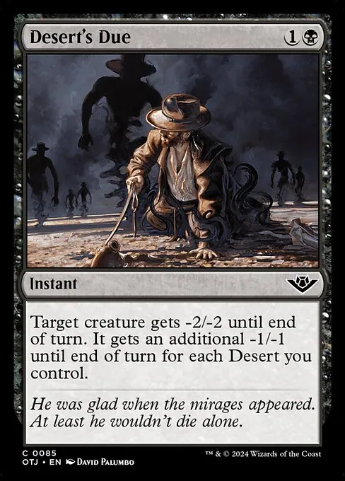 Desert's Due 085/286