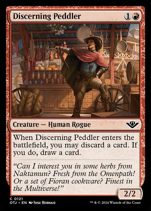 Discerning Peddler 121/286