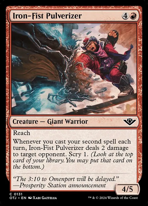 Iron-Fist Pulverizer 131/286