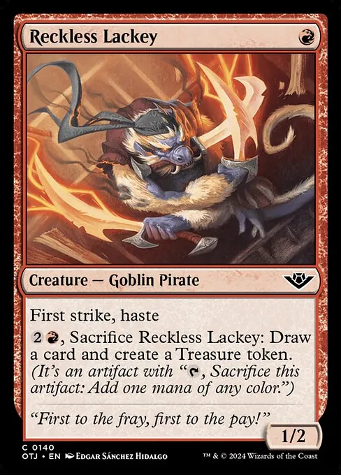 Reckless Lackey 140/286
