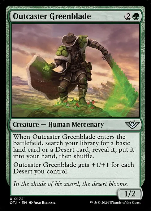 Outcaster Greenblade 172/286