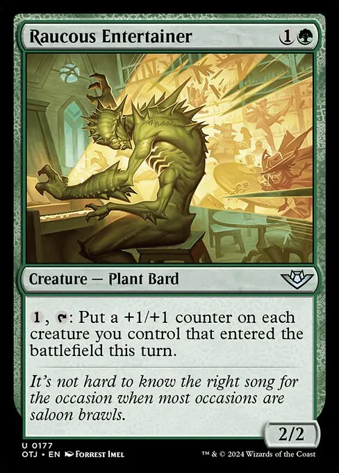 Raucous Entertainer 177/286
