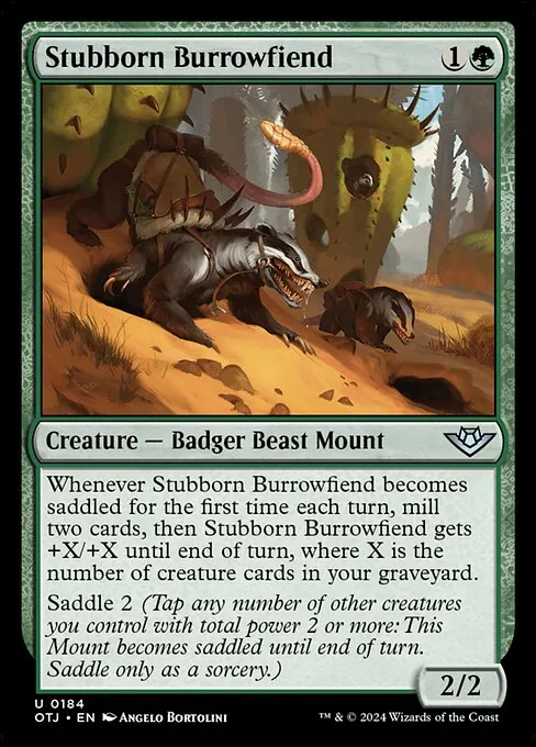 Stubborn Burrowfiend 184/286