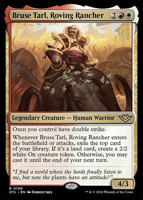 Bruse Tarl, Roving Rancher 198/286