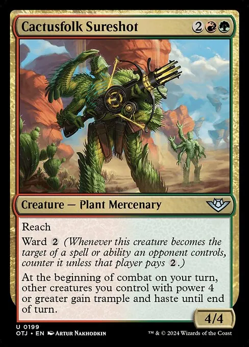 Cactusfolk Sureshot 199/286
