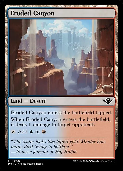 Eroded Canyon 256/286