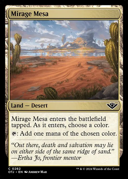 Mirage Mesa 262/286