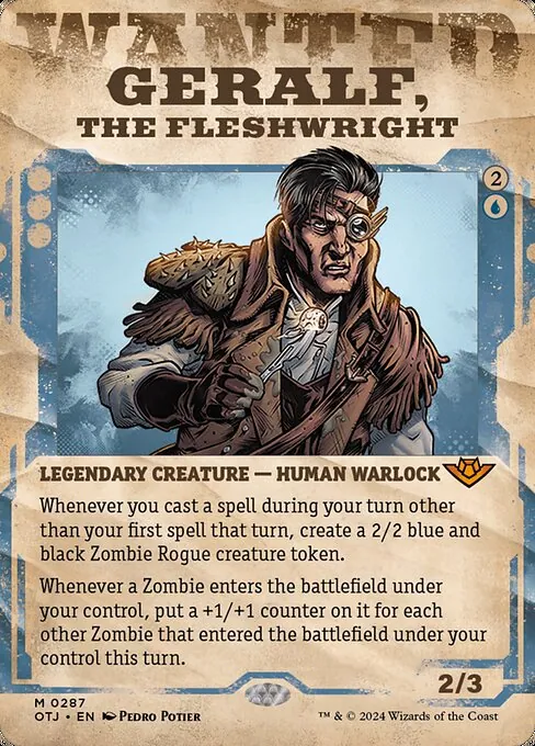 Geralf, the Fleshwright 287/286