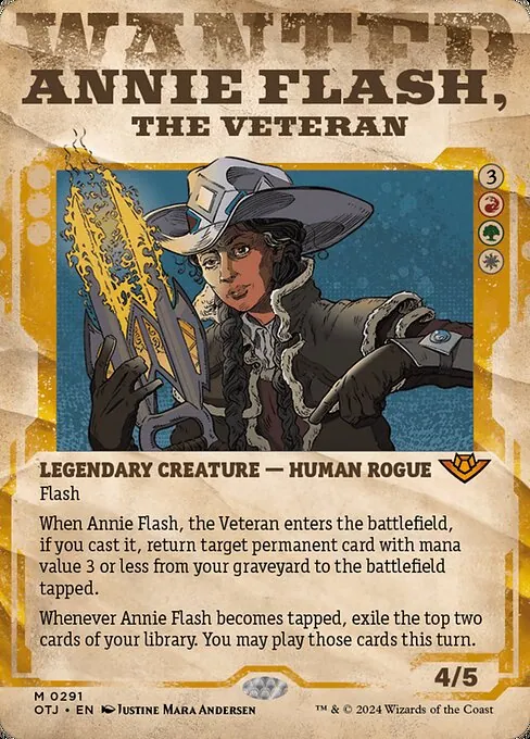 Annie Flash, the Veteran 291/286