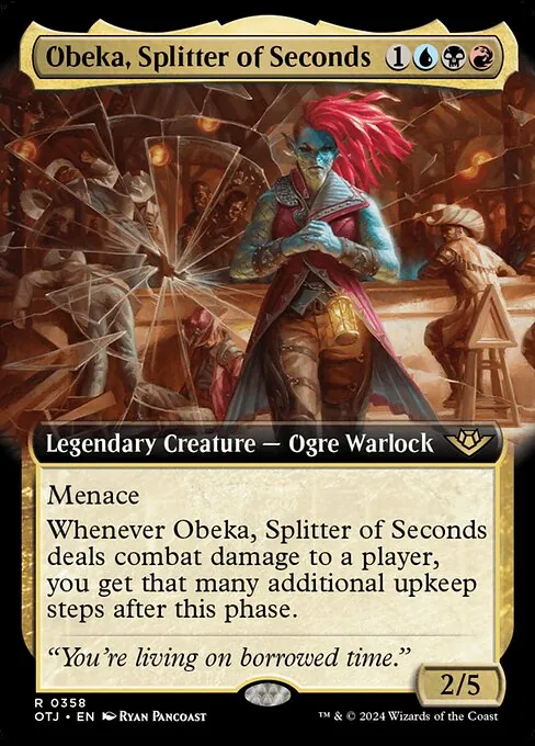 Obeka, Splitter of Seconds 358/286