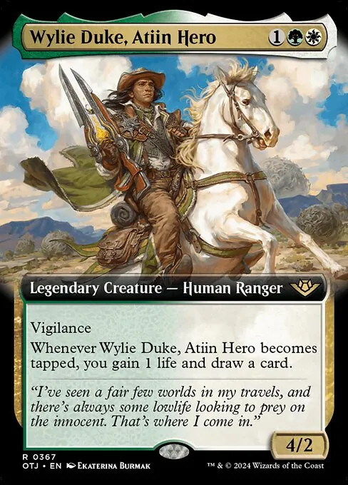 Wylie Duke, Atiin Hero 367/286