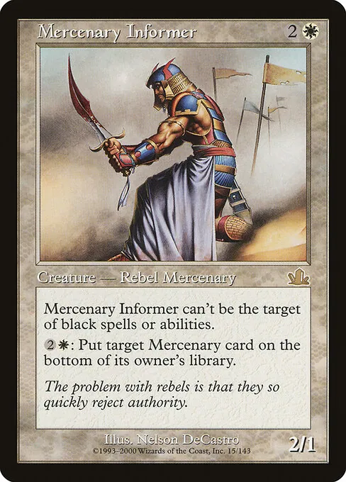 Mercenary Informer 015/143