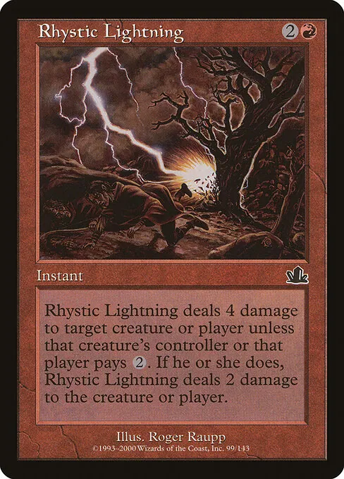 Rhystic Lightning 099/143