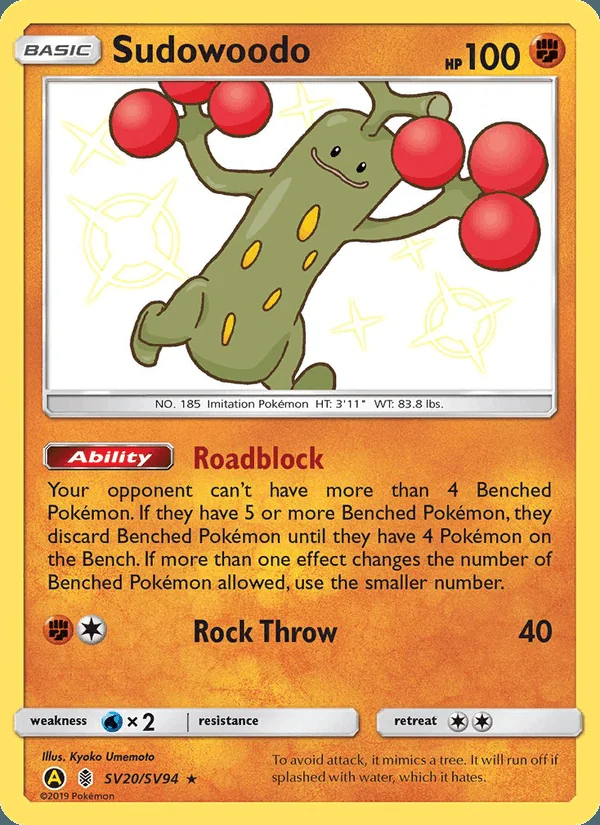 Sudowoodo SV20/68