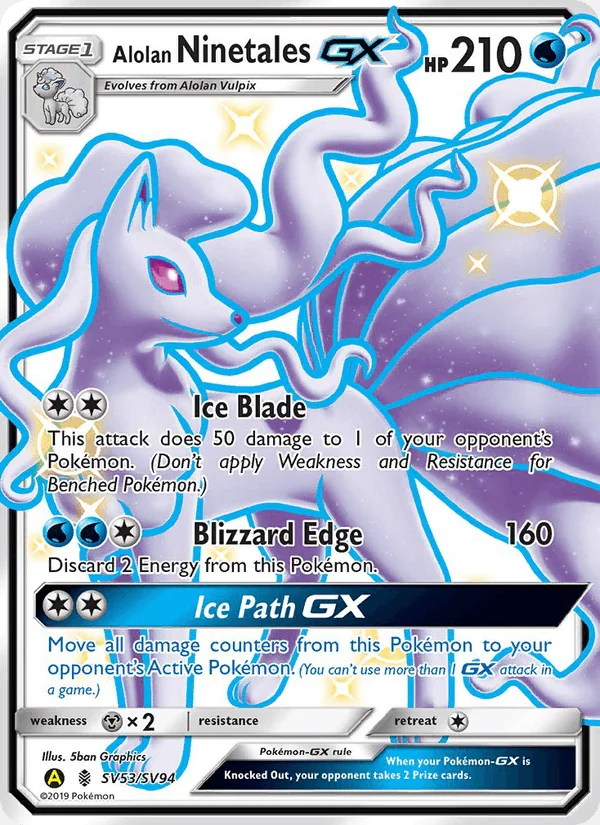 Ninetales de Alola-GX SV53/68