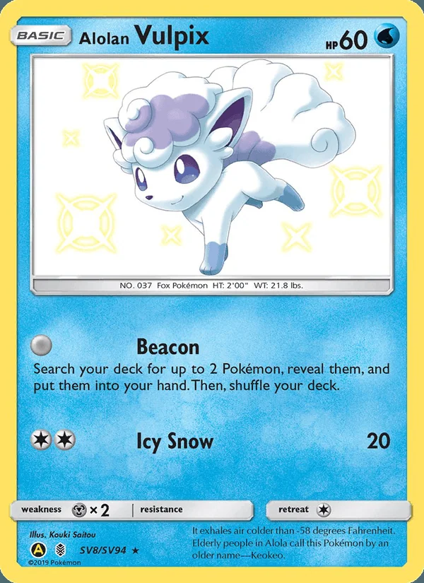 Vulpix de Alola SV8/68